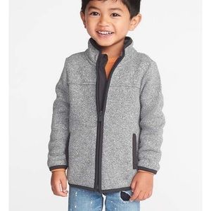 3T Kids knit coat with fleece lining